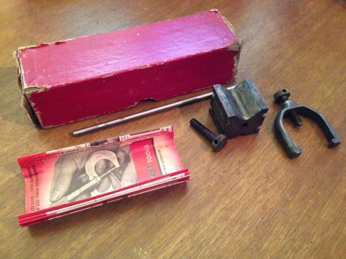 Ls starrett machinist drill blocks, 1 set and clamp - no. 271 c - vintage for sale