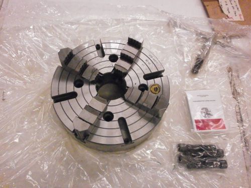 Brand new toolmex bison bial 12.5&#034; 4 jaw a2-8 mount lathe chuck 7-851-1218 754so for sale