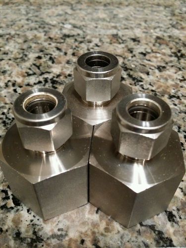 4 swagelok stainless steel fittings for sale