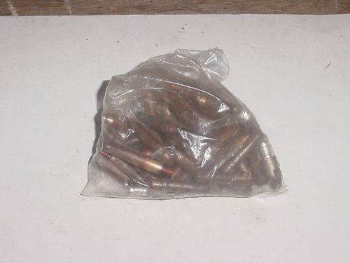 Bag of 50...USED Mig Welding Tips...various sizes and diameters