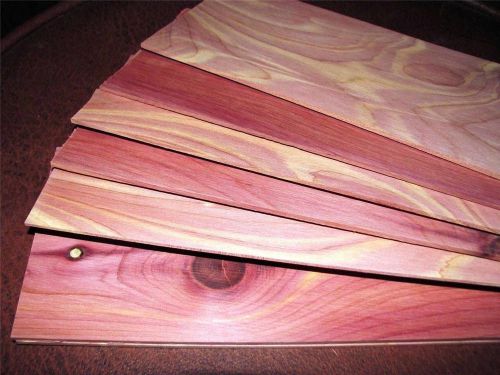 1/4&#034; x 3-4&#034; x 16&#034; Thin Aromatic Cedar  Boards scroll saw &amp; laser craft wood #B52
