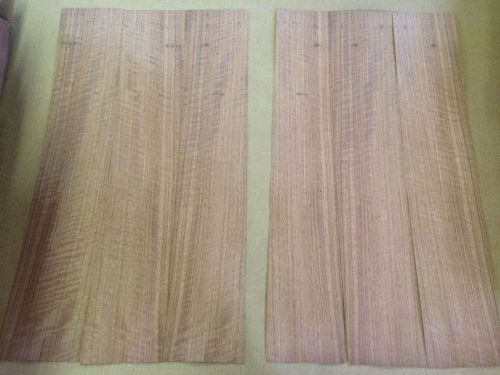 Wood Veneer Etimoe 16x28 2pcs total Raw Veneer &#034;EXOTIC&#034; ET1 8-6