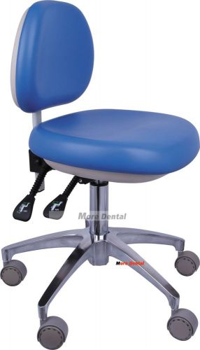 Dental Medical Office Stool Doctor&#039;s Stool Adjustable Mobile Chair PU Leather CE