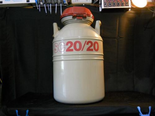 Mve sc 20/20 liquid nitrogen tank dewar cryogenic (semen storage insemination) for sale