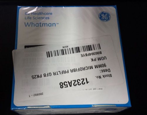 Whatman 1821-090 glass microfiber binder free filter, 1 micron, 90mm for sale
