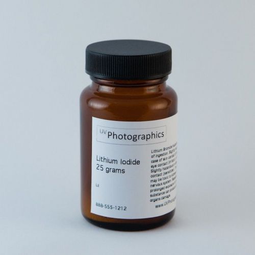 Lithium Iodide - 25 grams - Use to make Cadmium Free Collodion  CAS: 10377-51-2