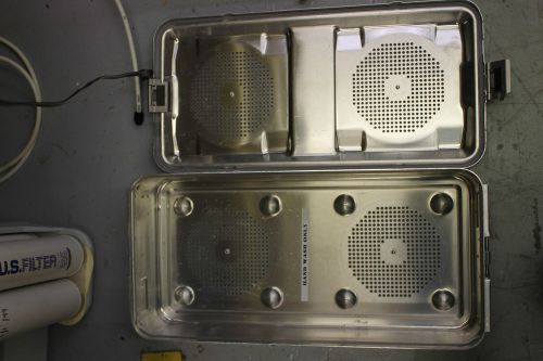 AESCULAP CASE STERILIZER TRAY 11&#034; BY 22 1/2&#034; AND 5&#034; TALL