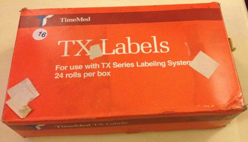 Tx dater labels blank white removeable tx-br label gun timemed for sale
