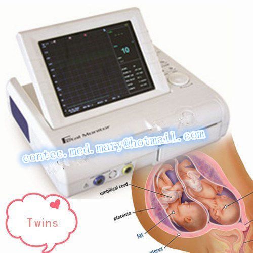 CE ,Ultrasound Prenatal Fetal Movement monitor,FHR TOCO with twins probe CMS800G