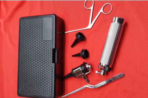 New veterinary double lens operating otoscope diagnostic kit set    :) for sale