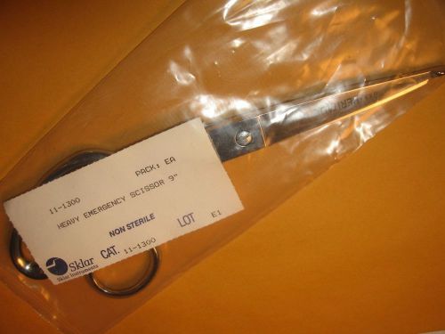 Sklar instruments #11-1300 - 9&#034; heavy duty emergency scissors - heritage u.s.a. for sale