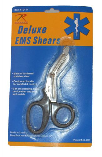 Ems bandage shears emt 1st aid scissors deluxe 7&#034; hardened stainless steel new for sale