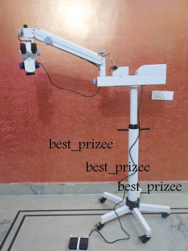 Ophthalmic microscope in 3 step with motorized foot focusing for sale