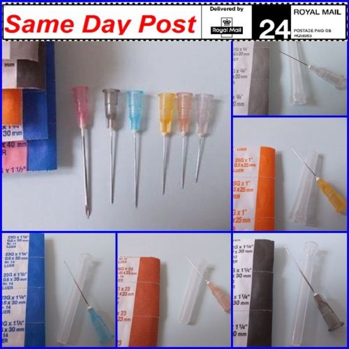 MEDICAL NEEDLES all sizes ,Sterile Injectable,Hypodermic, Syringes,refilling ink