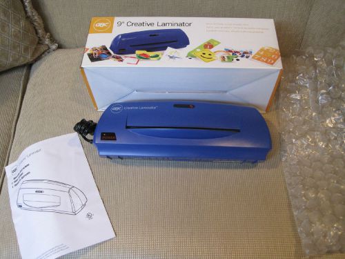 Gbc 9&#034; creative laminator brand new in original box for sale