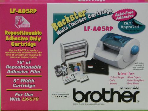 Brother lf-ao5rp 5&#039;&#039; wide repositionable adhesive only cartridge use with lx-570 for sale