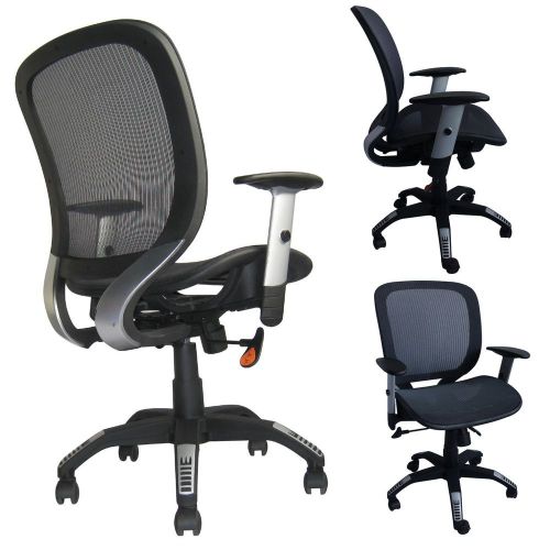 Boss Office Products Mid-Back Mesh Multi-Function Task Chair Executive Tilt New