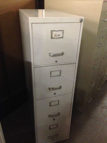 4 drawer letter size commercial quality file cabinet w/ lock &amp; key for sale