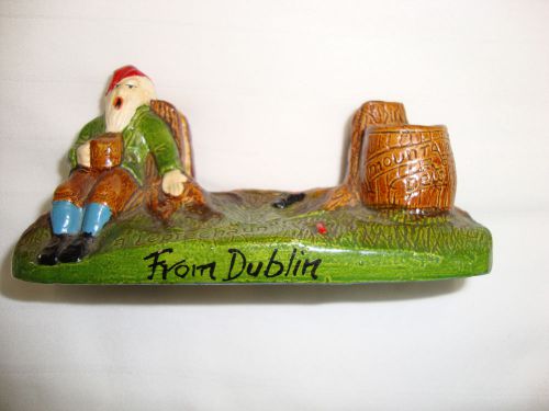 Leprechaun business card holder from Dublin Ireland
