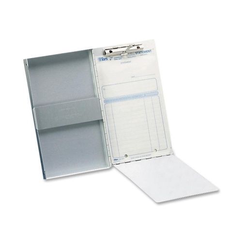 Saunders Storage Clipboard - 30 Compartment- 5.66&#034;x9.5&#034;-Aluminum -Silver