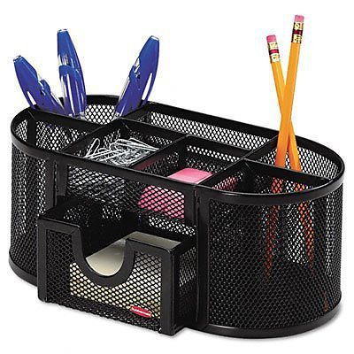 New Office Supply Oval  Caddy Black Free Shipping