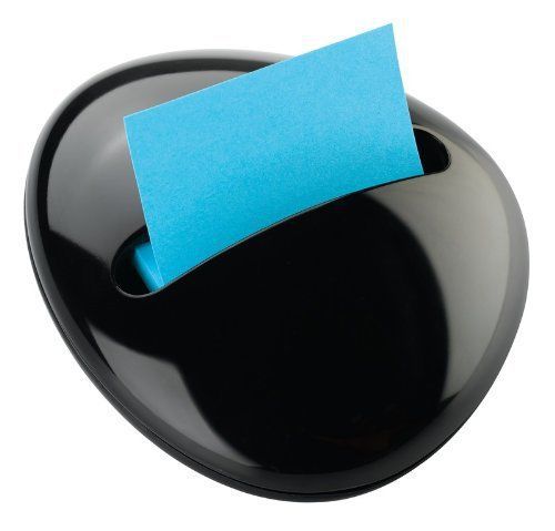 Post-it Pebble Pop-up Note Dispenser - 3&#034; X 3&#034; - Black (PBL330BK_40)