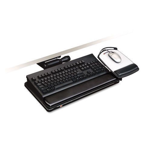 3M Easy Adjust Keyboard Tray, 19-1/2 x 10-1/2, Black, EA - MMMAKT150LE