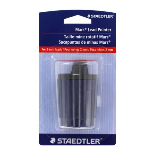 Staedtler Mars Rotary Lead Pointer Sharpener, For 2mm Leads, Blue, Each 502BKA6