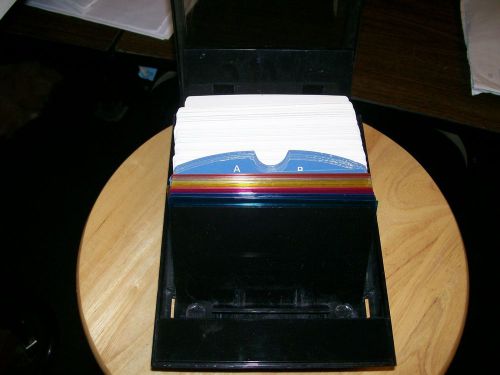 Rolodex &amp; Blank Cards, sleeves and alphabet inserts