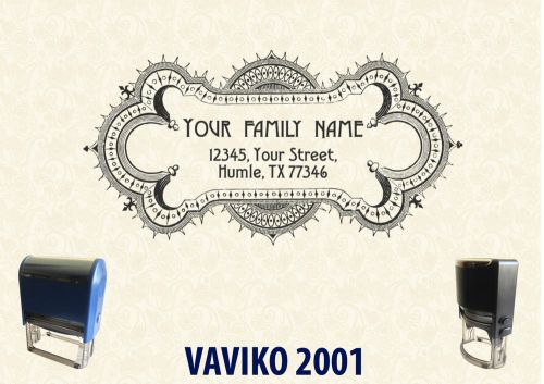 SELF INK PERSONALISED  RUBBER STAMP  RETURN BUSINESS ADDRESS SA008  60*40