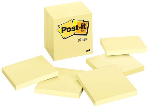 Notes Original Pad 3 X Canary Yellow Sheets Per Pad Six 5442