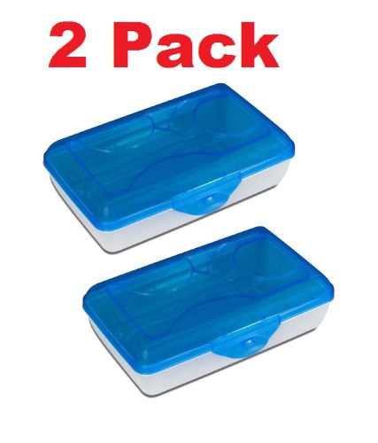 (  2 Pack  )  Pencil Box with Splash Tint Lid
