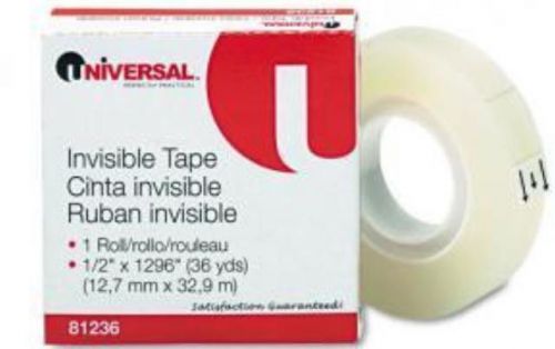 Legacy or Universal Invisible Tape 1/2&#034; x 1296&#034; 4 Rolls