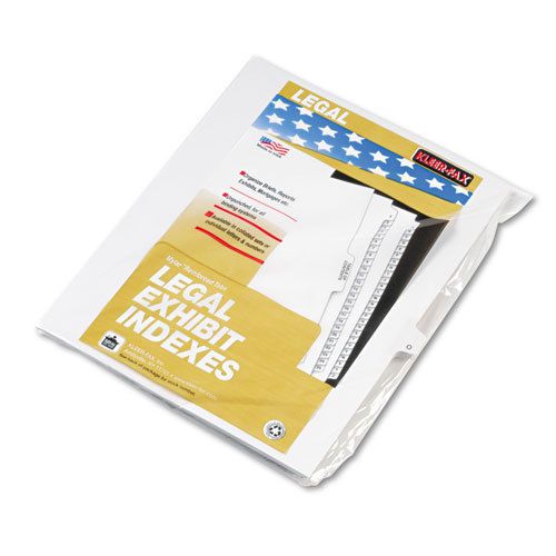 80000 Series Legal Index Dividers, Side Tab, Printed &#034;O&#034;, White, 25/Pack