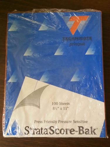 Pressure Sensitive Paper -Orbit Orange Astrobrite 8-1/2 &#034; x 11&#034;