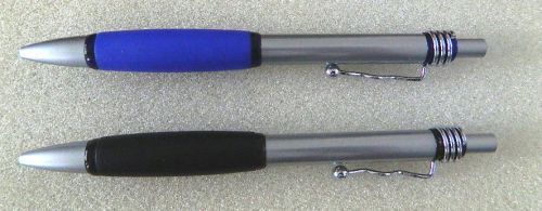 2 new parker style ballpoint pen retractab siemen blue /black ink has new refill for sale