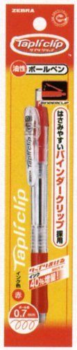 Zebra Tapliclip Ballpoint Pen Red Ink