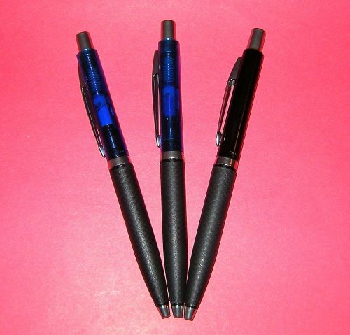 LOT OF 3 PARKER REFLEX RETRACTABLE BALLPOINT &amp; ROLLERBALL PENS ASSORTED COLORS