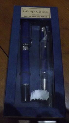 Campo Designs Roller Ball Pen and Pencil Set Made in Italy.
