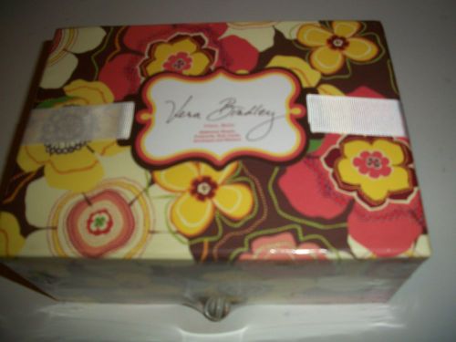 Vera Bradley Mail Box Stationary Set Buttercup New
