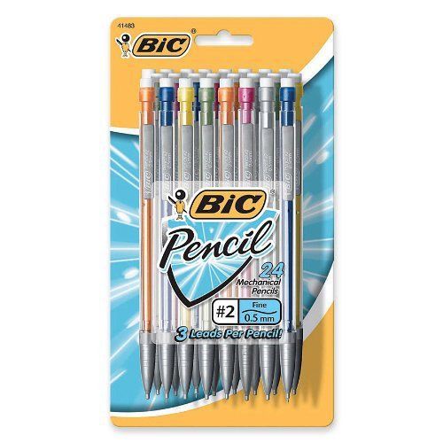 Bic Mechanical Pencil - #2 Pencil Grade - 0.5 Mm Lead Size - (mplmfp241)