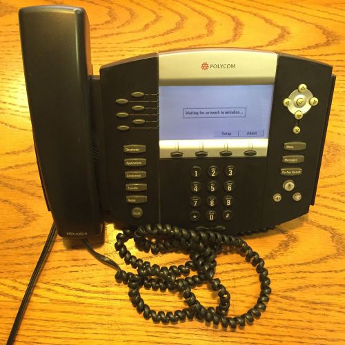 Polycom SoundPoint IP 650 VOIP Single Line Phone with power supply