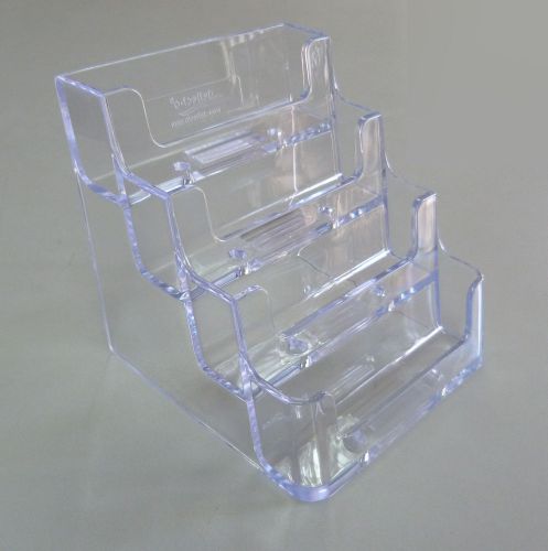 Four-tier-Business-Card-Holder-200-Capacity Clear Gift Card Holder Prepaid 14919
