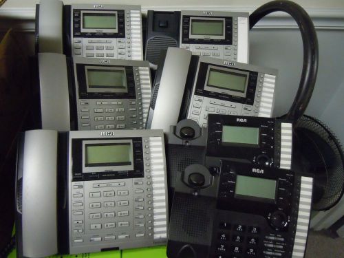 Mixed Lot of 7 RCA Office Phones 25203RE1-A 25414RE3-A 25415RE3-A