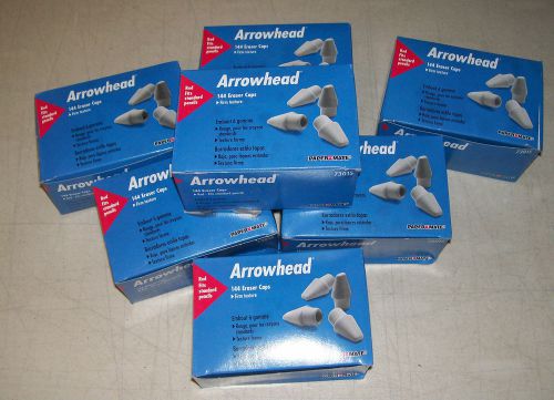 NEW Arrowhead Replacement Pencil Eraser Caps by Papermate 1 Gross (144)
