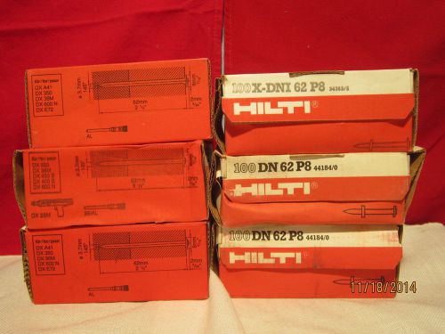 600 Hilti Nails X- DNI 62 P8  2-1/2&#034;