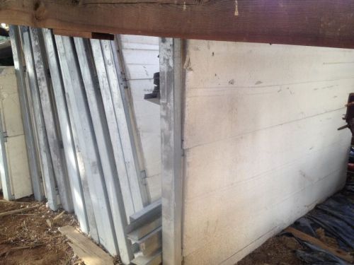4&#034; Reclaimed Combined Foam Insulation &amp; Metal Building Panels and Studs