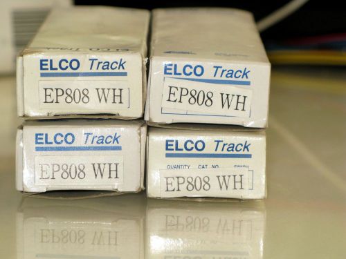 ELCO Lighting Track Connector EP808 White Lot of four (4)