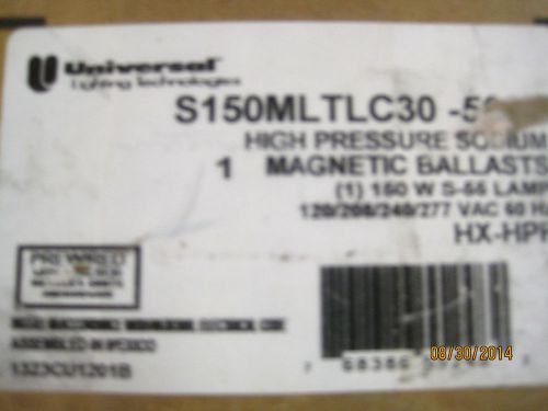Universal High Pressure Sodium Magnetic Ballast S150MLTLC30-500K Hps 150 Watt