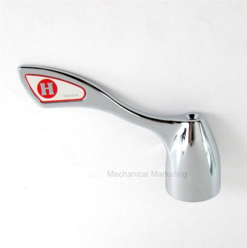 Moen 14834 sani-stream commercial wrist blade handle, hot side (chrome) for sale